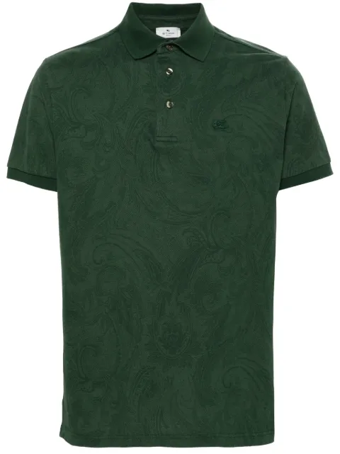 ETRO paisley-print polo shirt