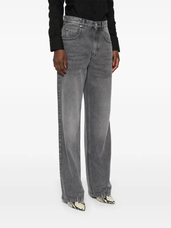 ISABEL MARANT デニムパンツ グレー 2305225E0006 ISABEL MARANT Bymara ジーンズ | グレー | FARFETCH JP