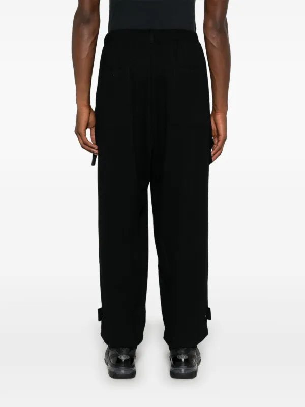 上品な Trousers Crotch Drop Yamamoto Yohji | CA FARFETCH | Black パンツ