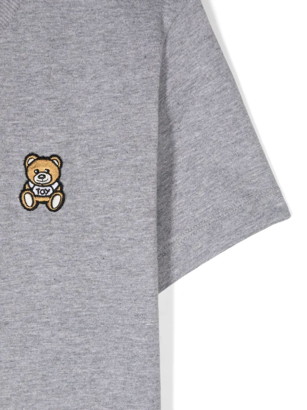 Moschino Kids T-shirt met teddybeerprint Grijs