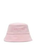 Lanvin logo-embroidered bucket hat - Pink