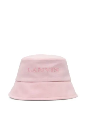 LANVINくすみピンク帽子 かわいい～！」 LANVINくすみピンク帽子 帽子 - 帽子