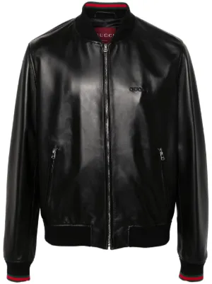 Gucci Leather Jackets for Men Farfetch UAE