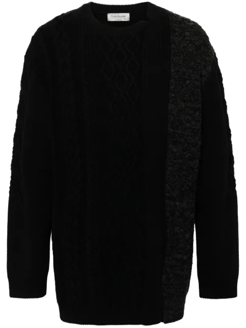 Yohji Yamamoto cable-knit sweater