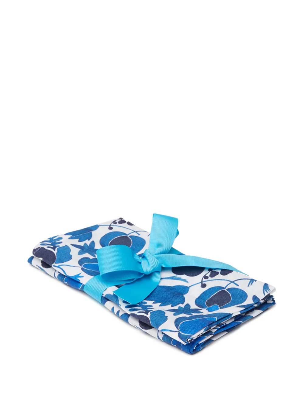 La Doublej Wildbird Large Napkins (set Of Two) In Blue
