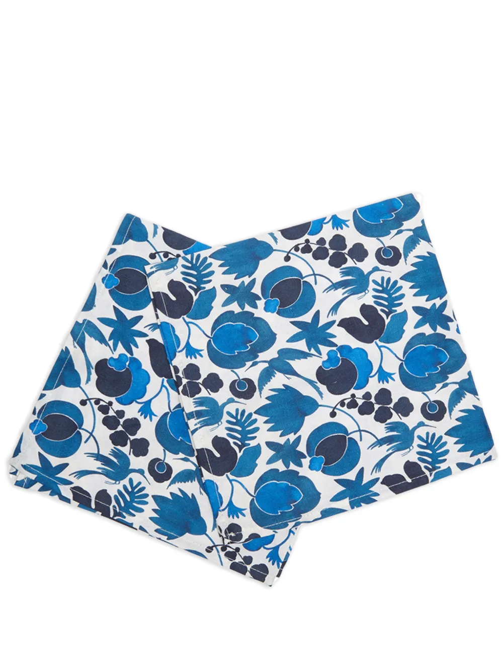 La DoubleJ Wildbird large napkins (set of two) | Blue | Image 1