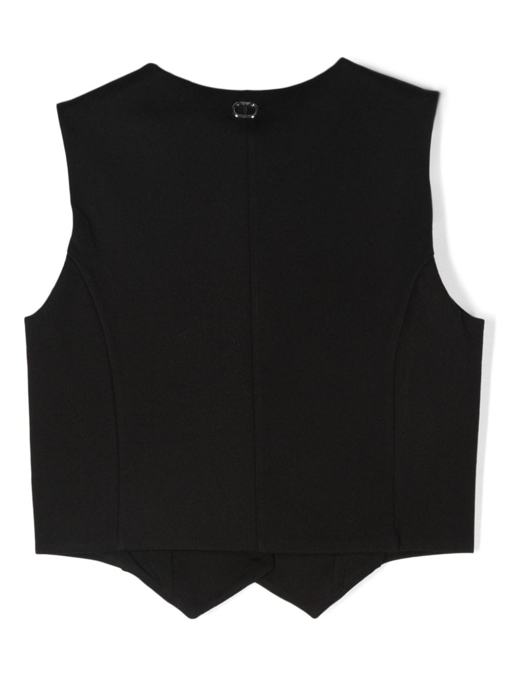 TWINSET Kids Gilet met enkele rij knopen - Zwart