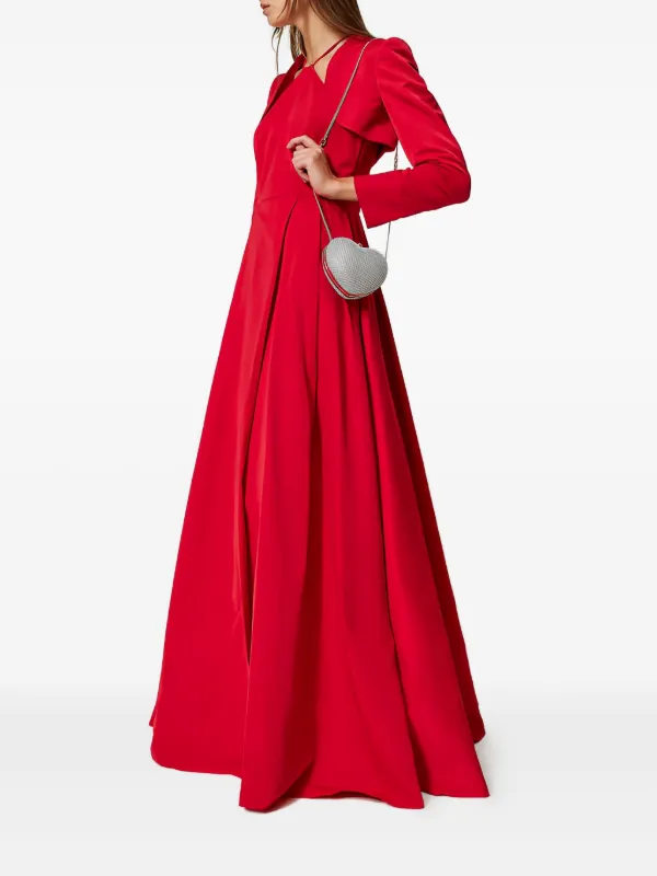 cropped jackets for evening dresses Strapless Pleating Dress With Cropped Jacket Set – TRACY COUTURE main image 0