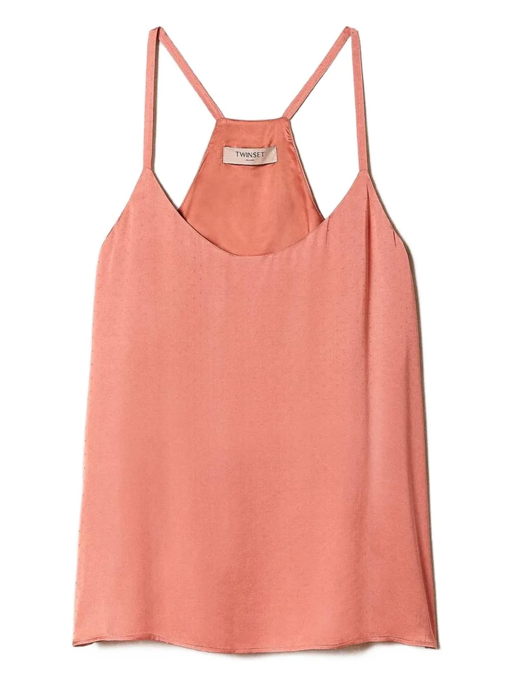 TWINSET Top a pois jacquard - Rosa