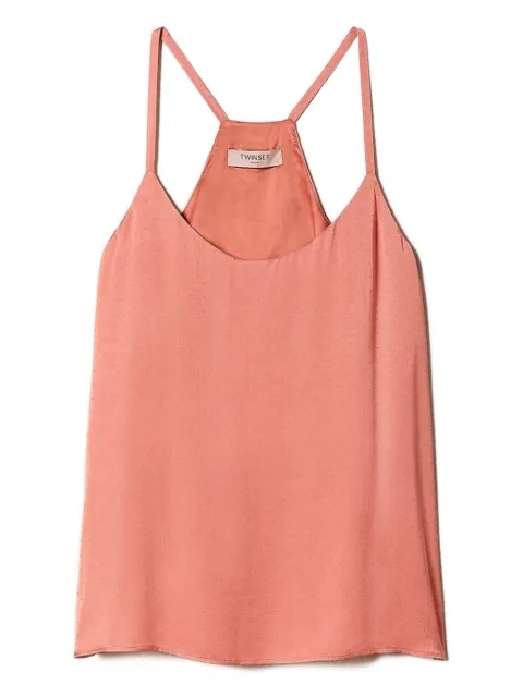 TWINSET polka-dot jacquard top