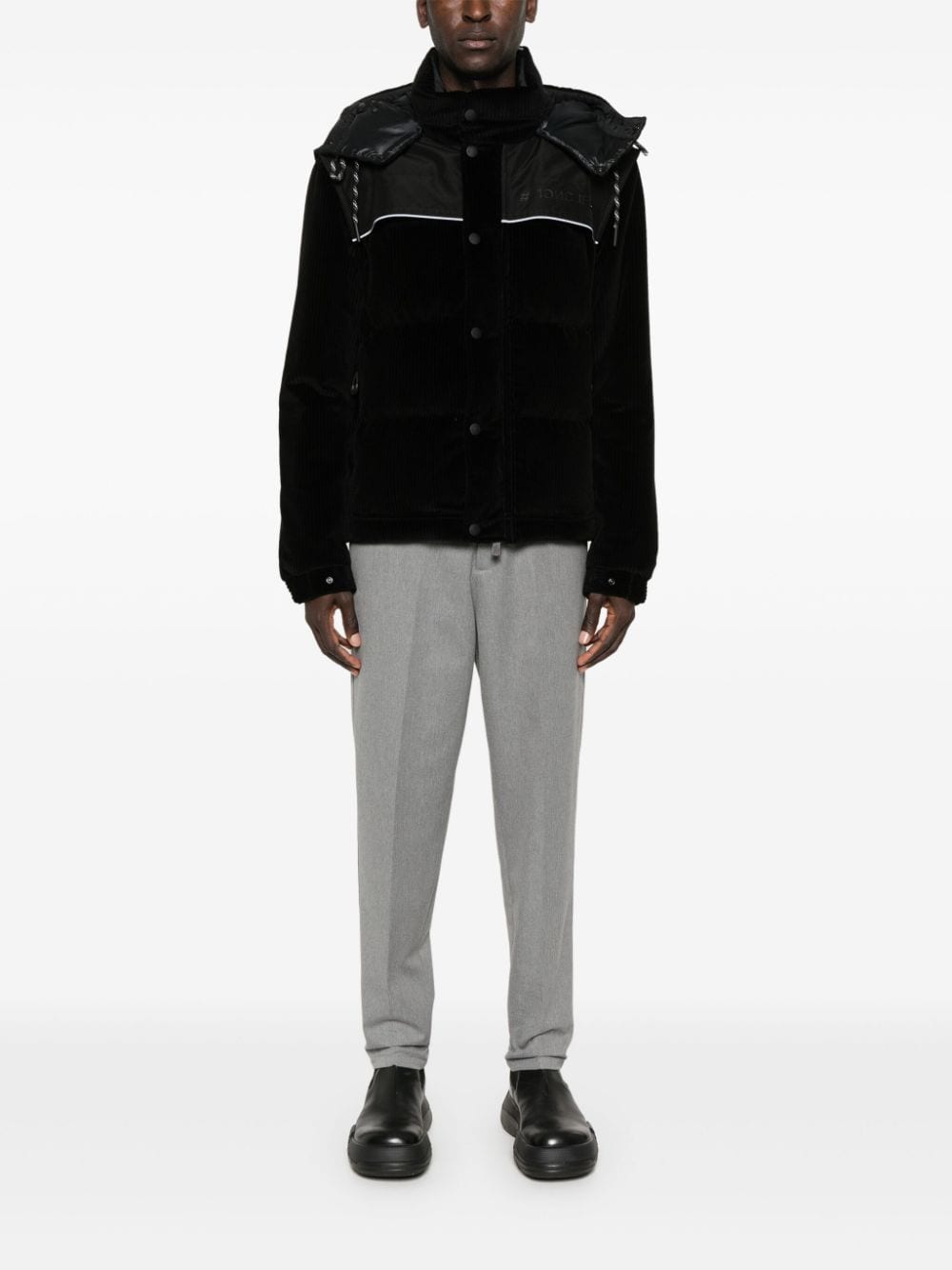 Shop Moncler Desot Padded Jacket In Black