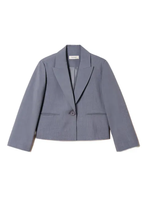 TWINSET Kids chamarra con botones y muesca