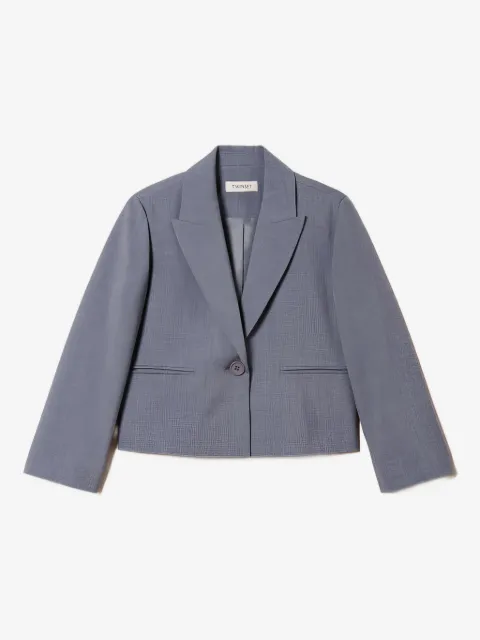 TWINSET Kids chaqueta con botones de muesca