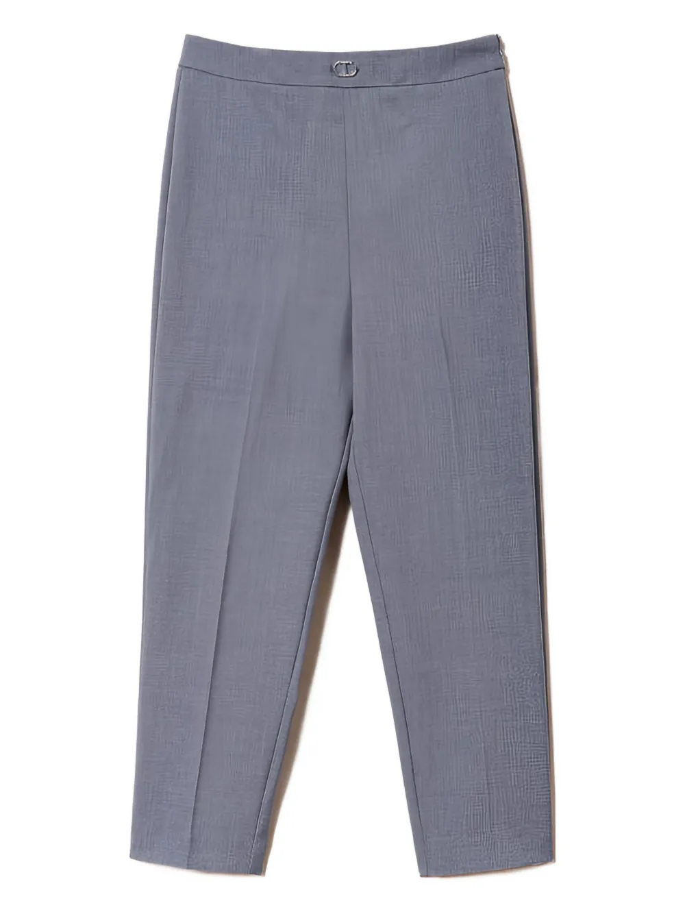 Twinset Cigarette Trousers In Gray