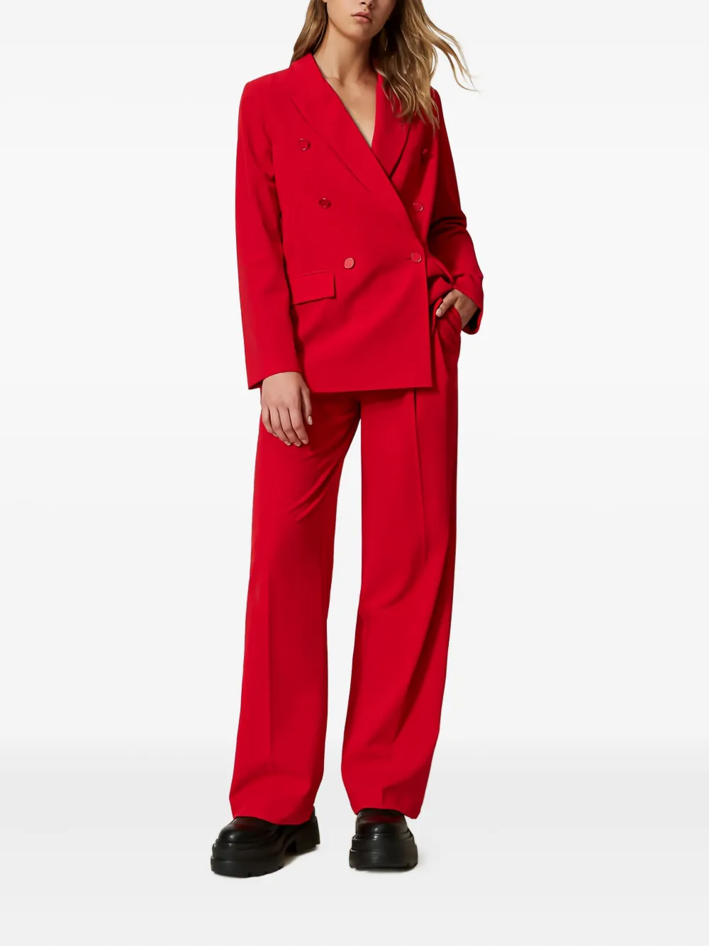TWINSET double-breasted embroidered blazer | Blazers | Image 2