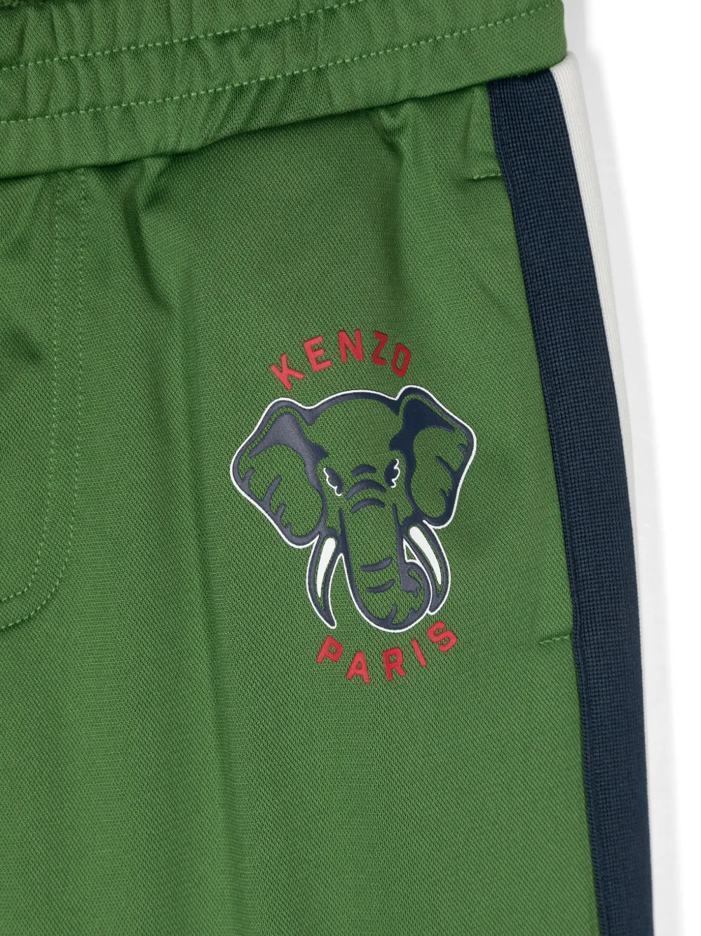 Kenzo Kids Trainingsbroek met olifantprint Groen