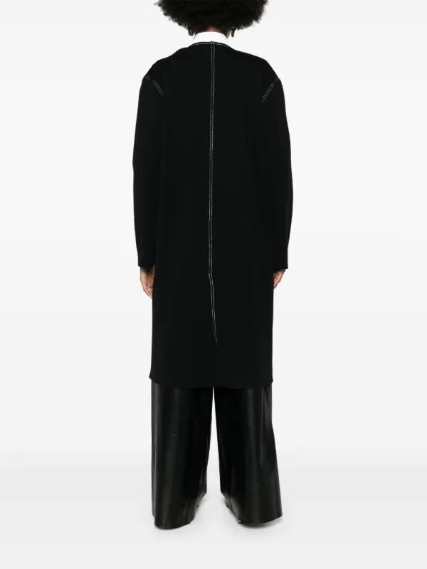 【★大人気★】fabiana filippi ☆ メリノウールコート Fabiana Filippi メリノウール コート | ブラック | FARFETCH JP