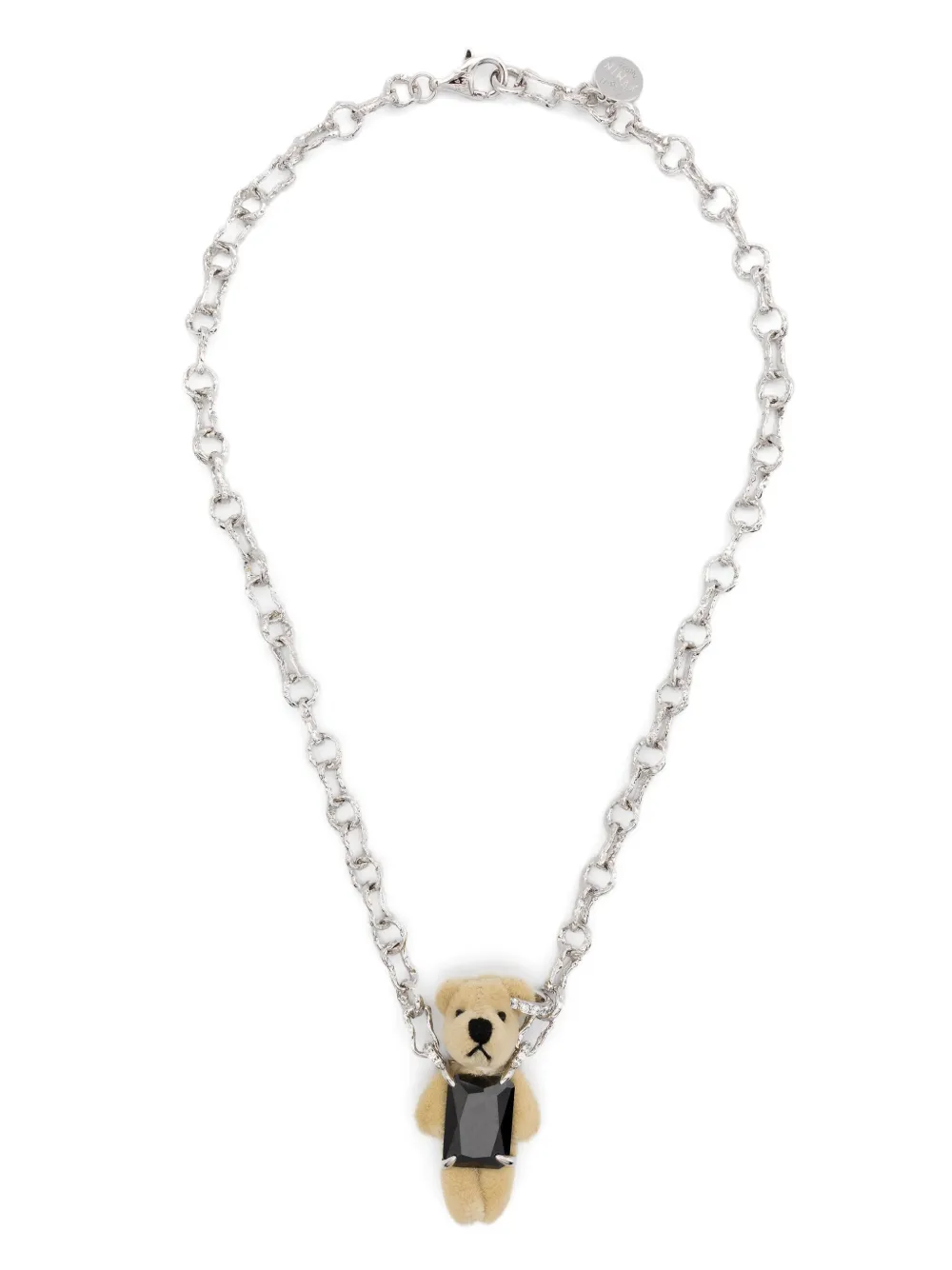 teddy bear-motif necklace