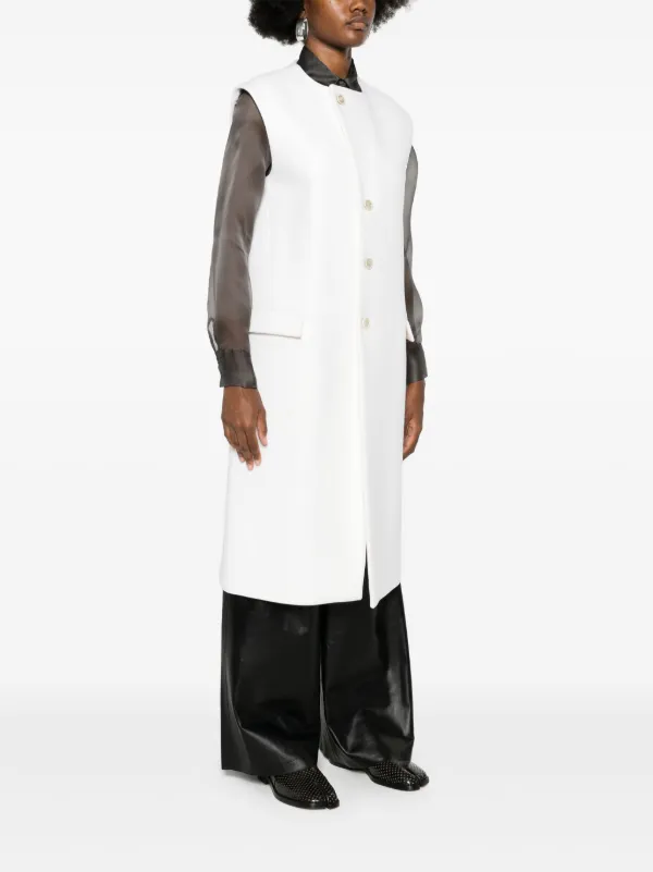 Fabiana Filippi フェルトコート | ホワイト | FARFETCH JP