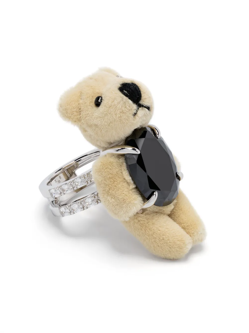YVMIN Furry Bear リング - シルバートーン YVMIN Furry Bear リング - シルバートーン