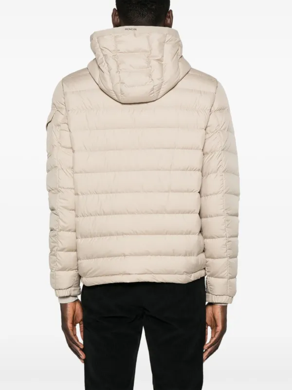 Moncler Galion Padded Jacket Neutrals FARFETCH IN