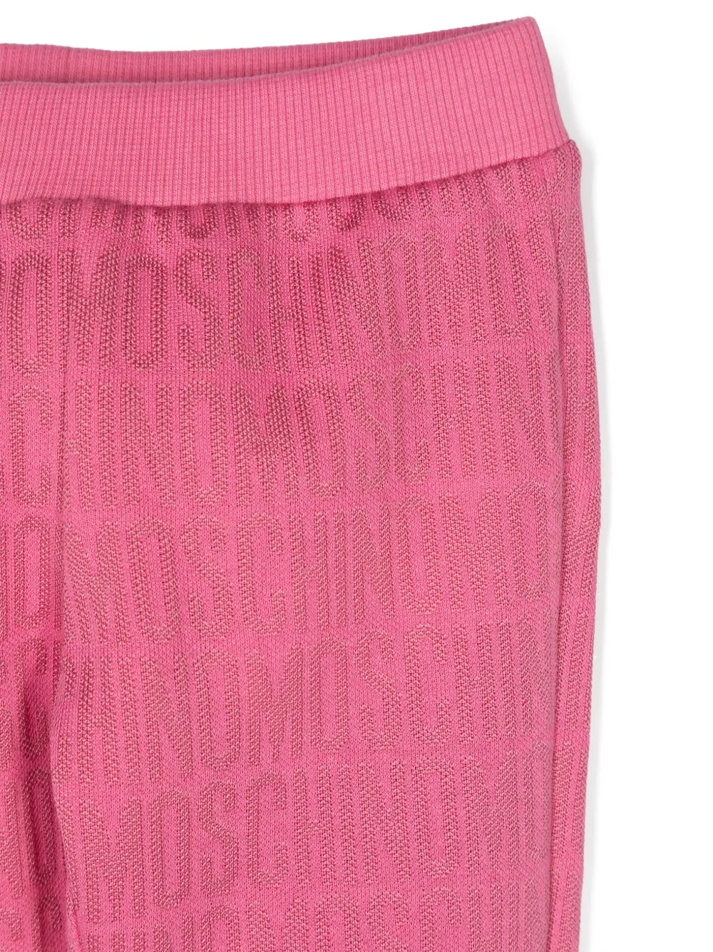Moschino Logo-jacquard Tracksuit In Pink