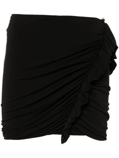 The Attico ruffled mini skirt Women