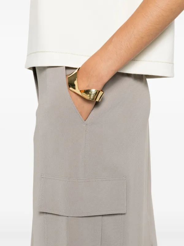 Theory｜SKIRTS (RELAXED CARGO SKIRT (O0709302 P3A)) Theory Relaxed Cargo Skirt | Grey | FARFETCH