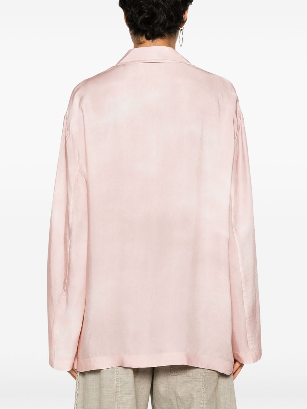 Shop Acne Studios Relaxed Blazer In Pink