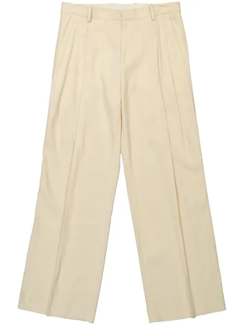 Pantalon droit à plis - Helmut Lang - Modalova