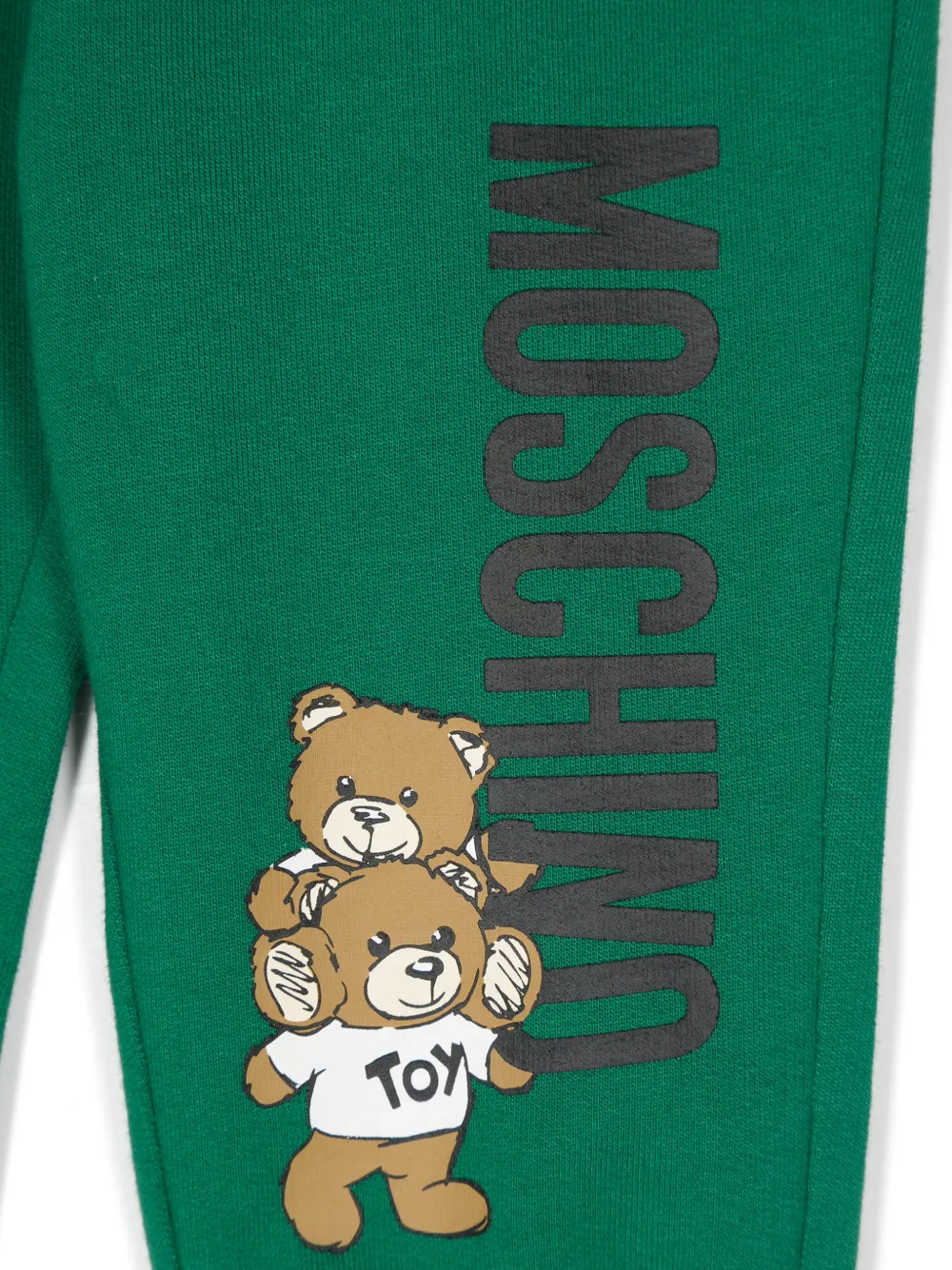 Moschino Kids Trainingsbroek met patroon Groen