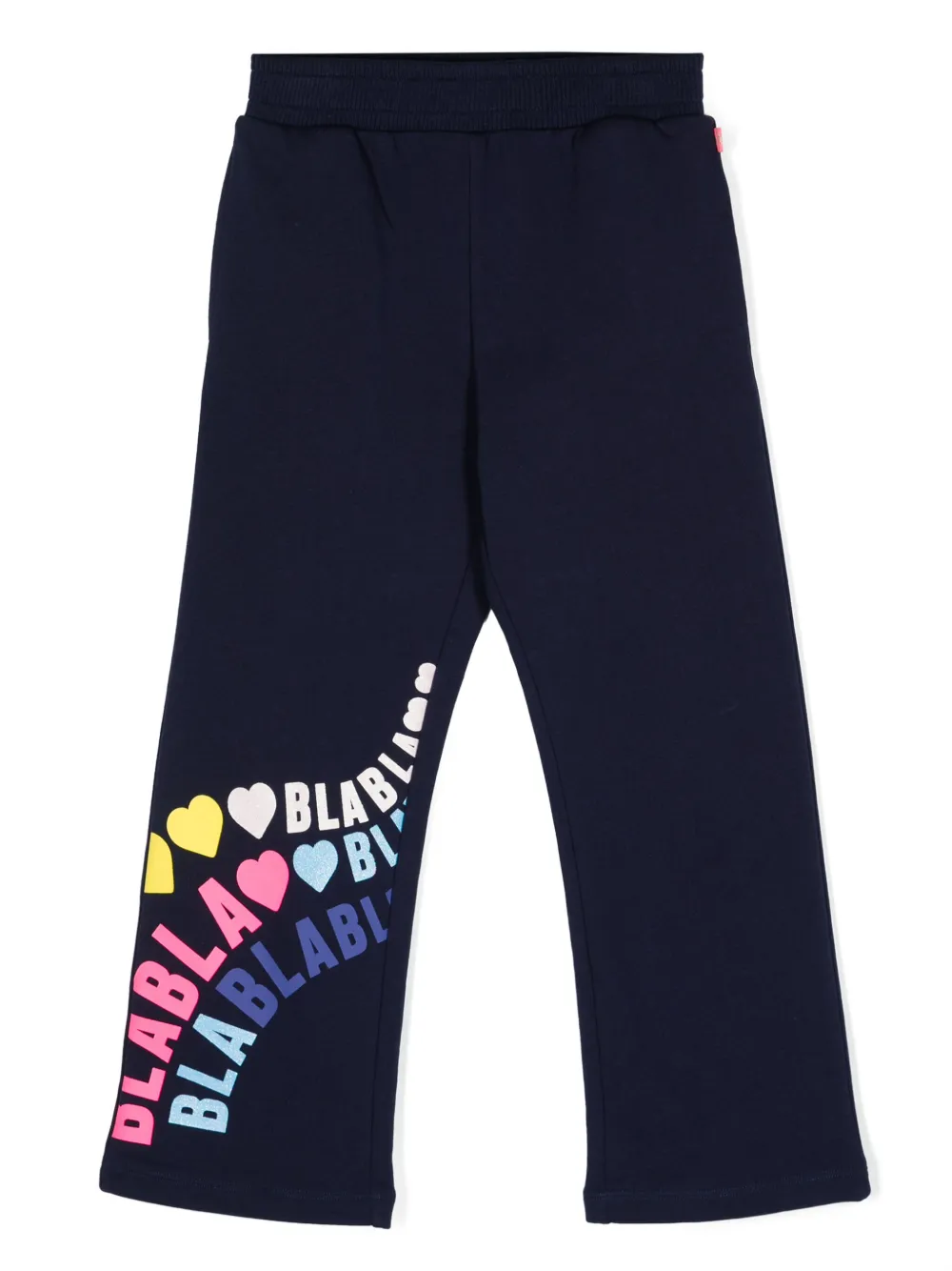 Billieblush text-print track pants | Blue | Image 1