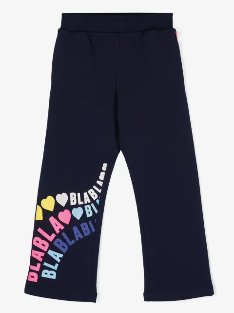 Billieblush text-print track pants