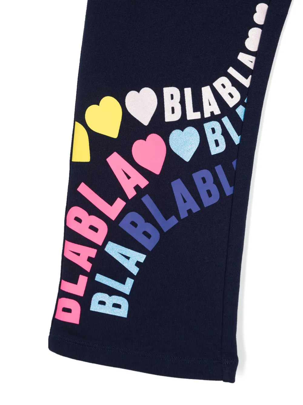 Billieblush Trainingsshorts met tekst Blauw