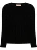 TWINSET cable-knit sweater - Black