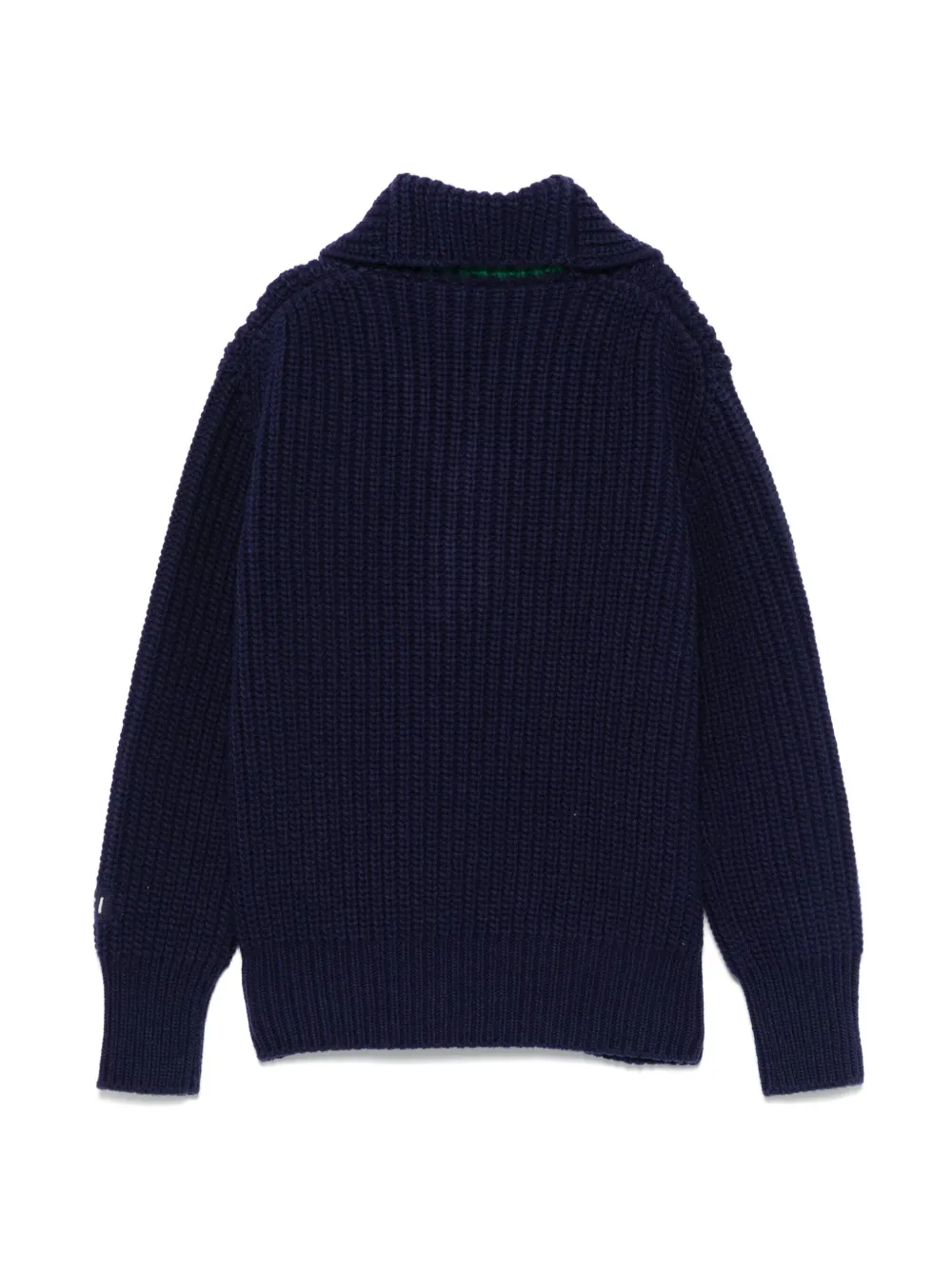 Gucci Kids Ribgebreide trui - Blauw