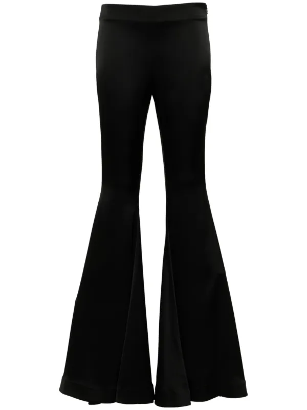 SALE【AMI】ハイウエストフレアパンツ Amen ハイウエスト フレアパンツ | ブラック | FARFETCH JP