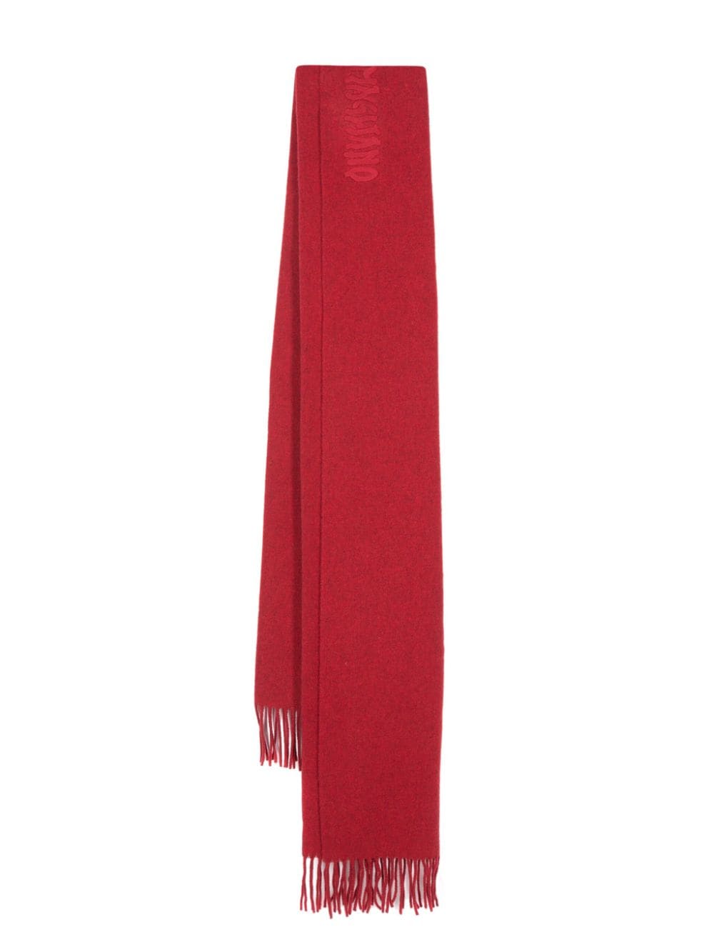 Magliano embroidered-logo scarf - Rosso