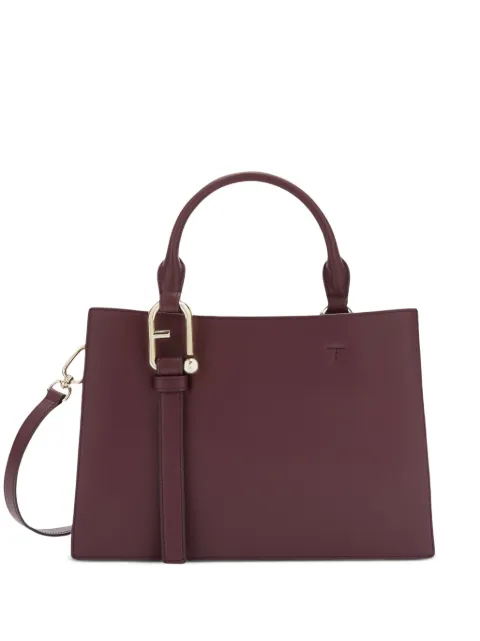 Furla tote con placa del logo