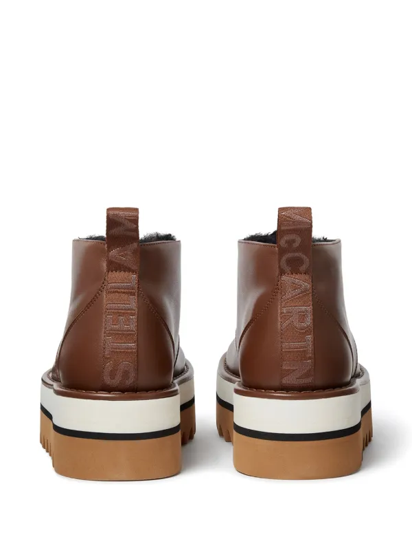 Stella McCartney 50mm Sneak-Elyse Desert Boots | Brown