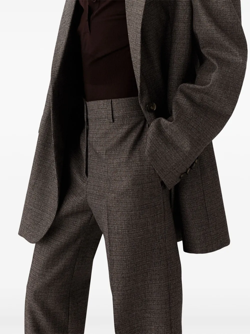Stella McCartney Wollen pantalon Grijs