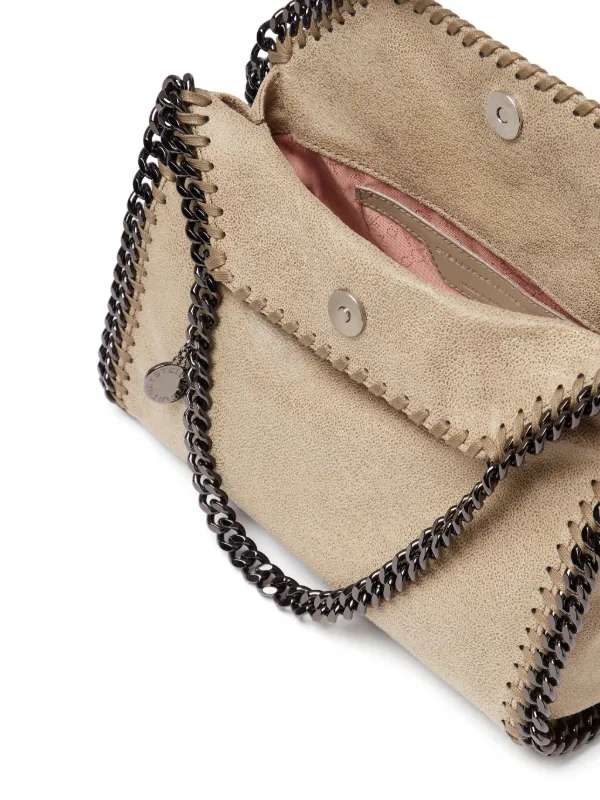 「ファラベラ」ミニトート ピーカンブラウン Women Pecan brown Falabella Mini Tote Bag | Stella McCartney US