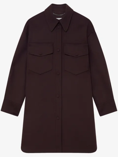 Stella McCartney sobrecamisa con botones a presión