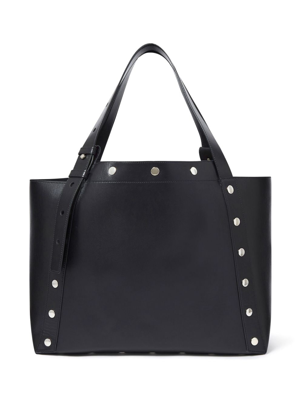 Shop Stella Mccartney Large Stella Studs Tote Bag In Black