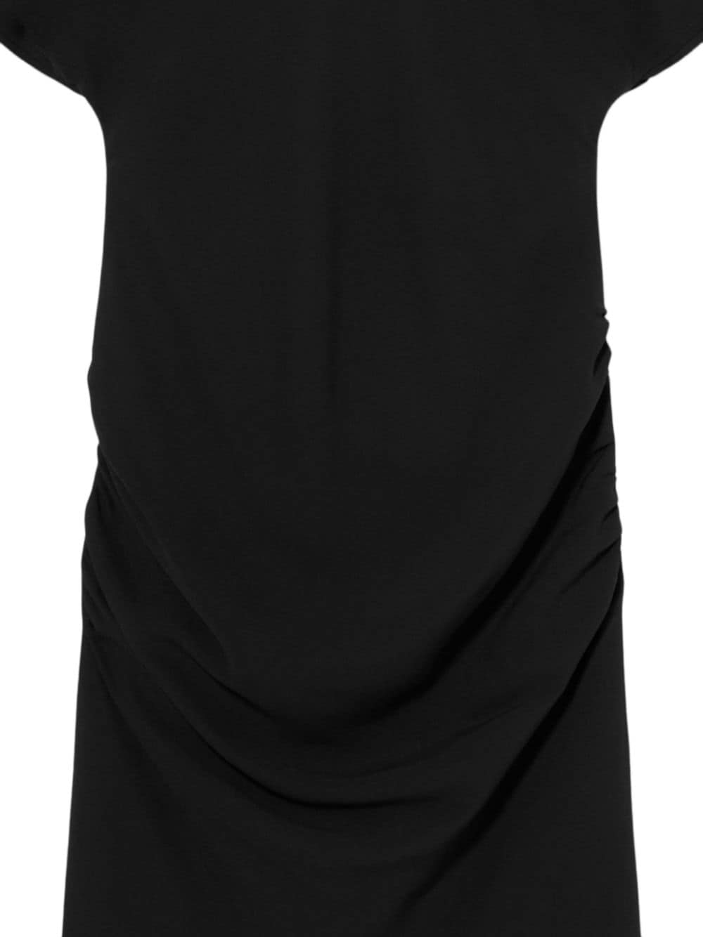 Stella McCartney short-sleeved midi dress - Zwart