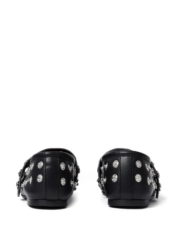 Stella McCartney stud-embellished Ballerinas | Black | FARFETCH