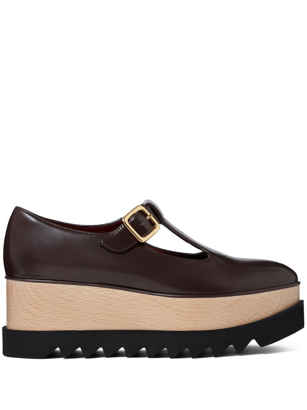 Shop Stella Mccartney Elyse Loafers In Brown