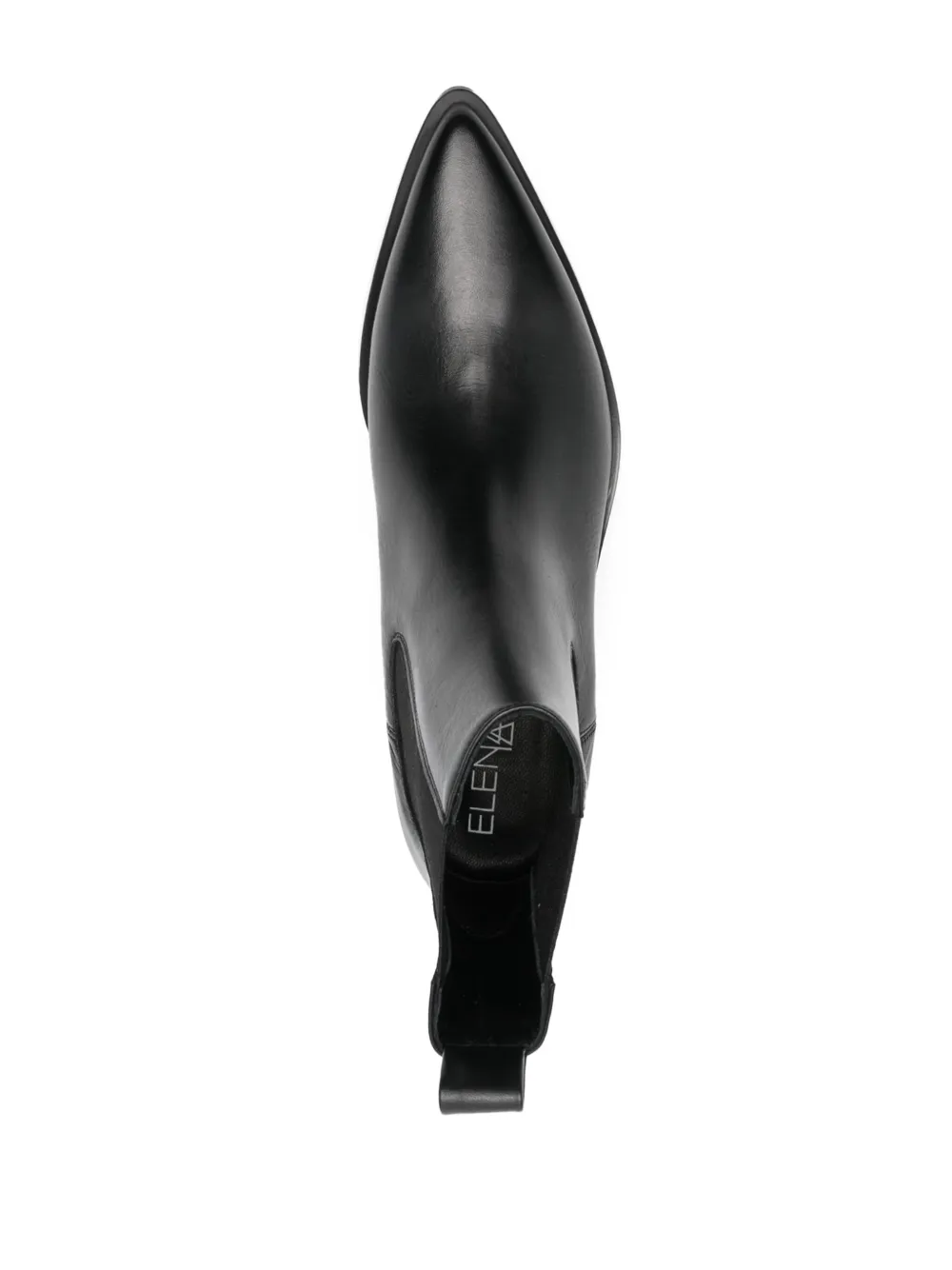 Elena Iachi Leren laarzen Zwart