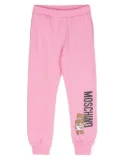 Moschino Kids logo-print track pants - Pink