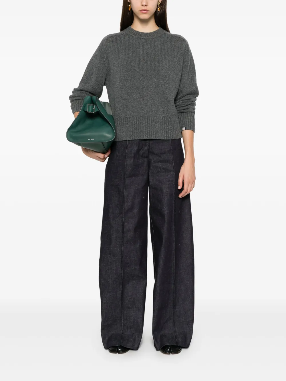extreme cashmere Nº167 Please sweater Grijs